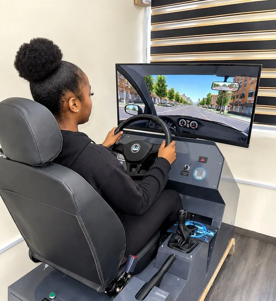 SteerPoint driving simulator and training equipment